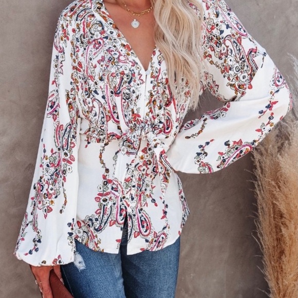 Vici Tops - Vici Collection Floral Blouse